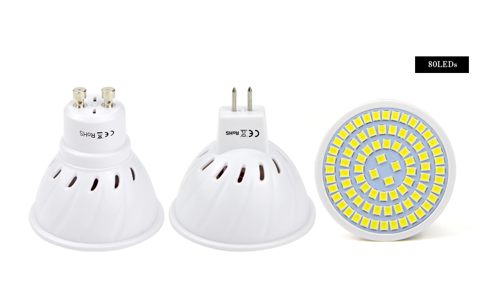 10Pcs GU10 MR16 220V LED light 3W 4W 5W 7W LED bulb spotlight LED Lamp Downlight Table Lamp ceiling Bombillas Lamparas