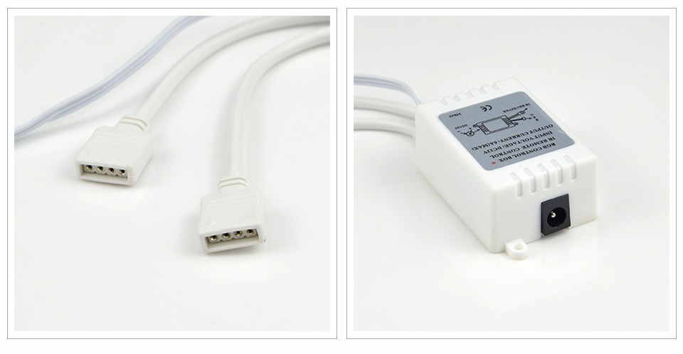 44 Keys or 24 Keys DC 12V Dual Connectors Output IR Remote RGB Controller lamp Dimmer for 10M 5M 3528 2835 5050 LED Strip light