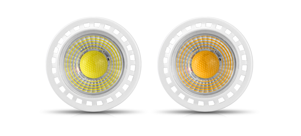 6pcs GU10 3W 5W 7W Dimmable LED spotlight bulb 220V 110V LED lamp light Aluminum GU10 home lighting 85 265V COB Spot light