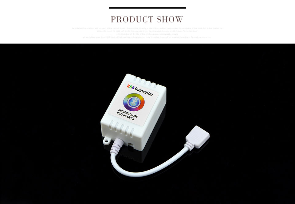 SMD 5050 3528 2835 RGB LED strip Light tape accessories DC 12V 24key 44 key RGB IR RF Remote Control Bluetooth controller