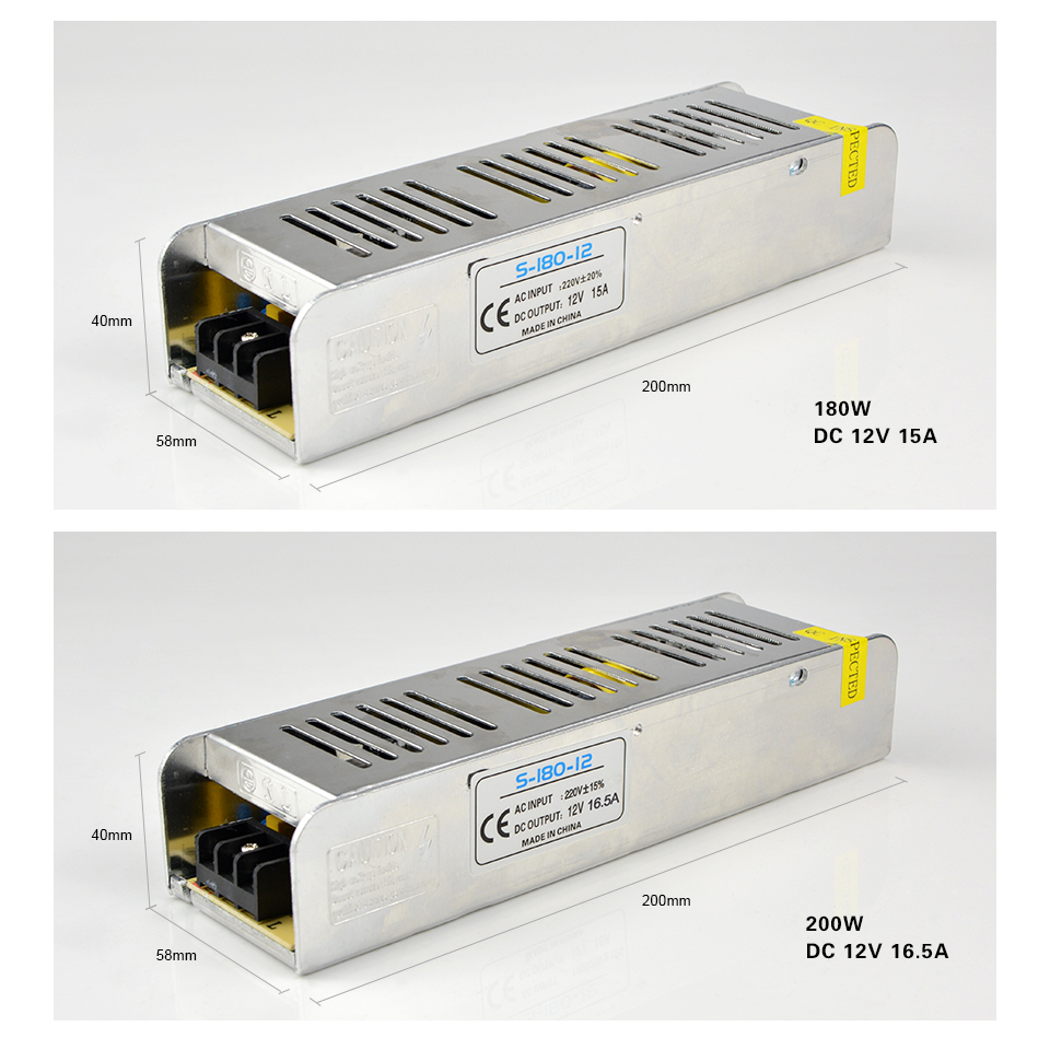220V to 12V 3A 5A 8A 10A 12A 15A 16A 20A 30A LED Driver switch Power Supply Adapter lighting Transformer For 3528 5050 LED Strip