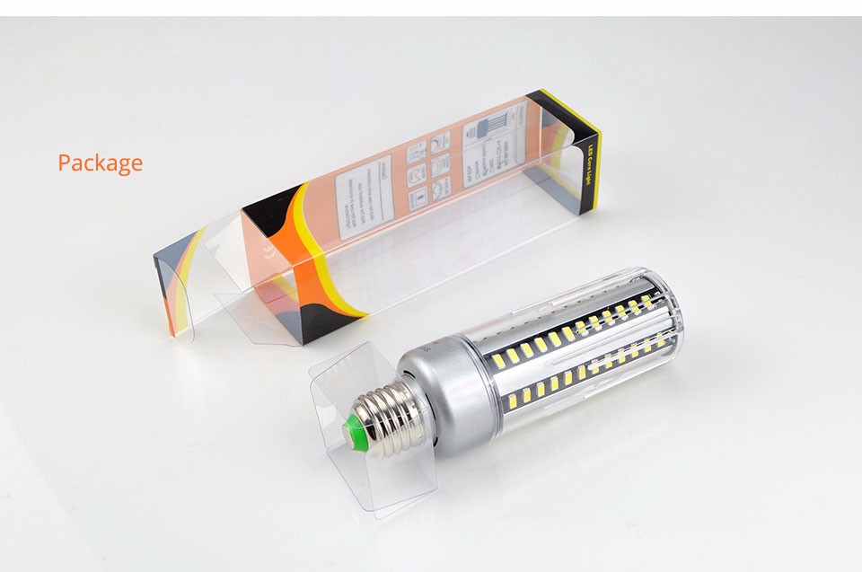 No Strobe LED bulb E27 E14 5W 7W 9W 12W 15W 18W 20W LED Corn light lamp 85 265V 5736SMD LED Spotlight Bulb