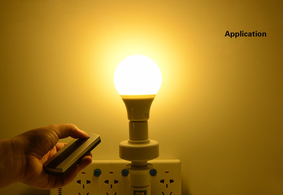 E27 Screw 10m Wireless Remote Control Holder Cap Socket Switch LED lamp Base light for 2835 5730 5736 5733SMD led corn ball bulb