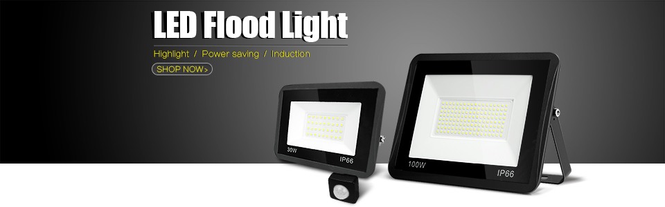 Flood light led Spotlight Wall Lamp With Motion sensor light 220V Cold Warm White 50W 100W IP66 outdoor lighting Street light