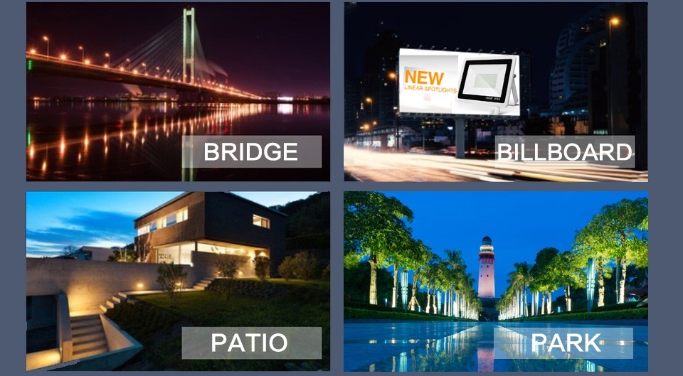 Flood light led Spotlight Wall Lamp With Motion sensor light 220V Cold Warm White 50W 100W IP66 outdoor lighting Street light