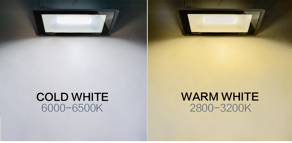 Black White LED Floodlight PIR Motion Sensor 220V 10W 20W 30W 50W 100W Outdoor Lamp Waterproof IP66 Spotlight Courtyard Footpath