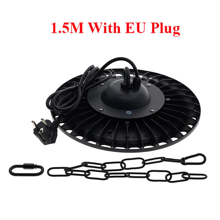 200W UFO LED High Bay Light IP54 Waterproof Warehouse LED Lights High Bay Lighting for Garage Factory Basement Parking Decor