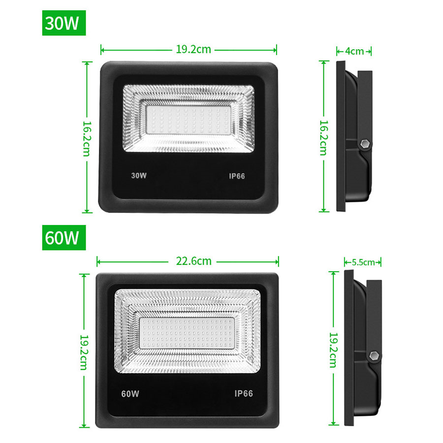 10W 30W 60W 100W UV LED Black Light Ultra Violet Led Flood Light Outdoor Waterproof Stage Light for Halloween Grow Party Decor