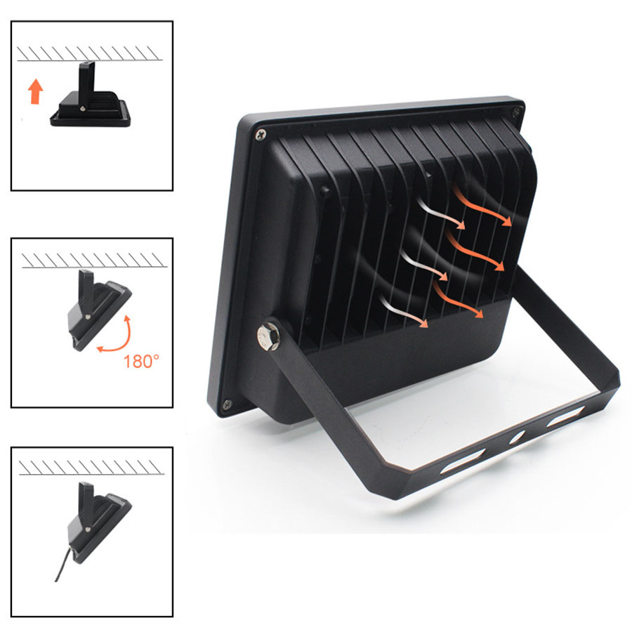 10W 30W 60W 100W UV LED Black Light Ultra Violet Led Flood Light Outdoor Waterproof Stage Light for Halloween Grow Party Decor