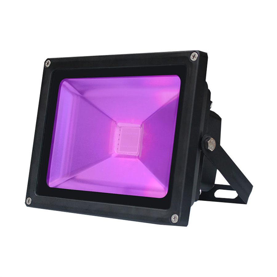 10W 30W 50W Ultra Violet LED Black Light Outdoor UV Led Flood Light Waterproof Purple Flood Light for Bar Halloween Dance Party