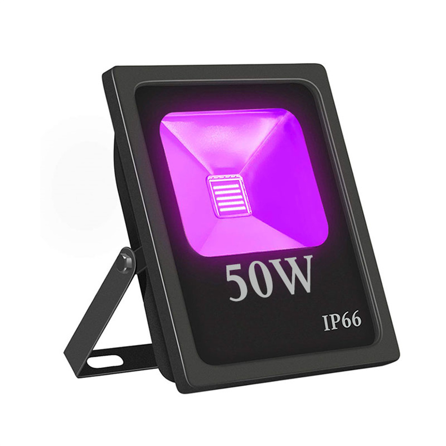 30W 50W UV Black Light IP66 Waterproof LED Purple Flood Light Blacklight Party Light For Stage Aquarium Neon Glow Decor
