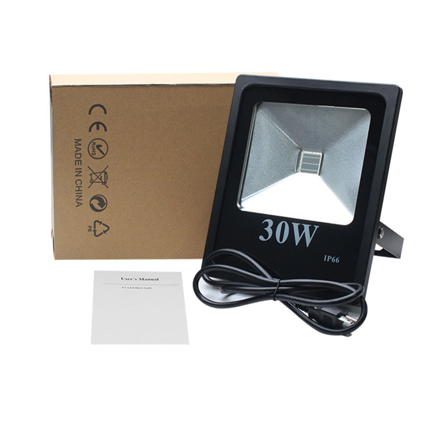 30W 50W UV Black Light IP66 Waterproof LED Purple Flood Light Blacklight Party Light For Stage Aquarium Neon Glow Decor