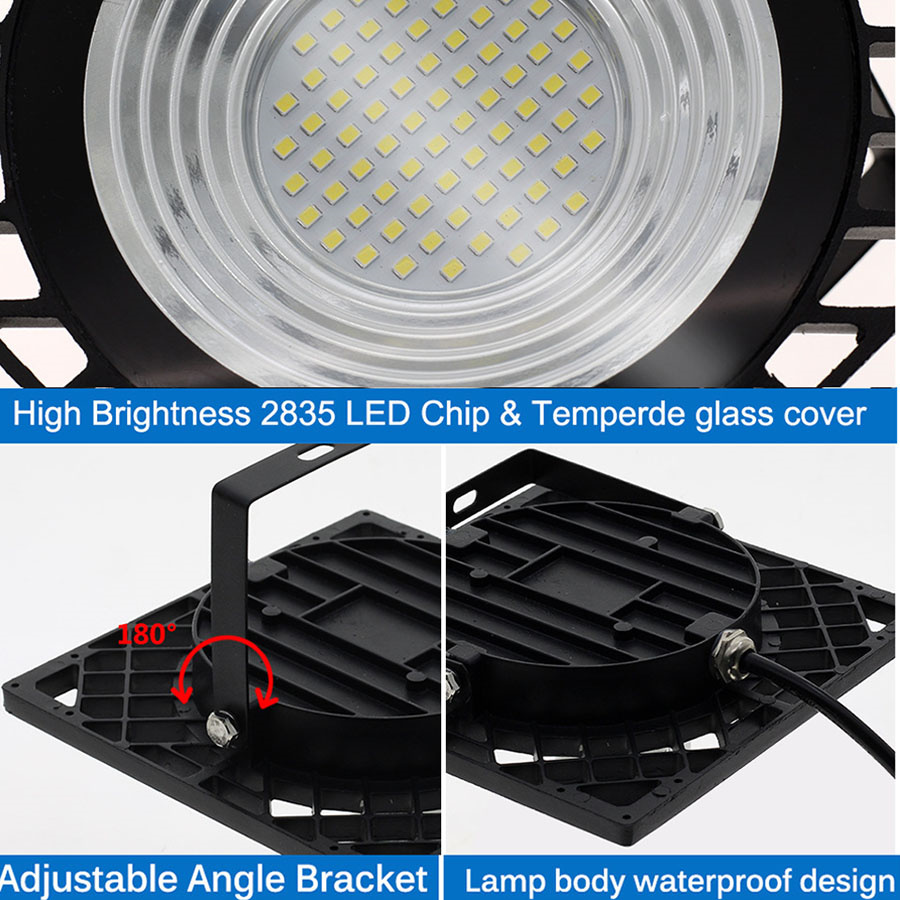 50W Led Flood Lights Outdoor Bright Security Lights IP66 Waterproof LED Spotlight Exterior Floodlight for Yard Backyard