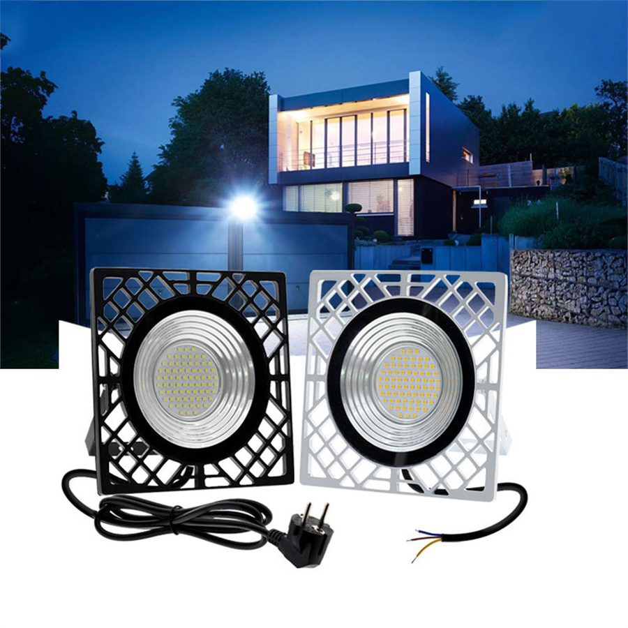 50W Led Flood Lights Outdoor Bright Security Lights IP66 Waterproof LED Spotlight Exterior Floodlight for Yard Backyard