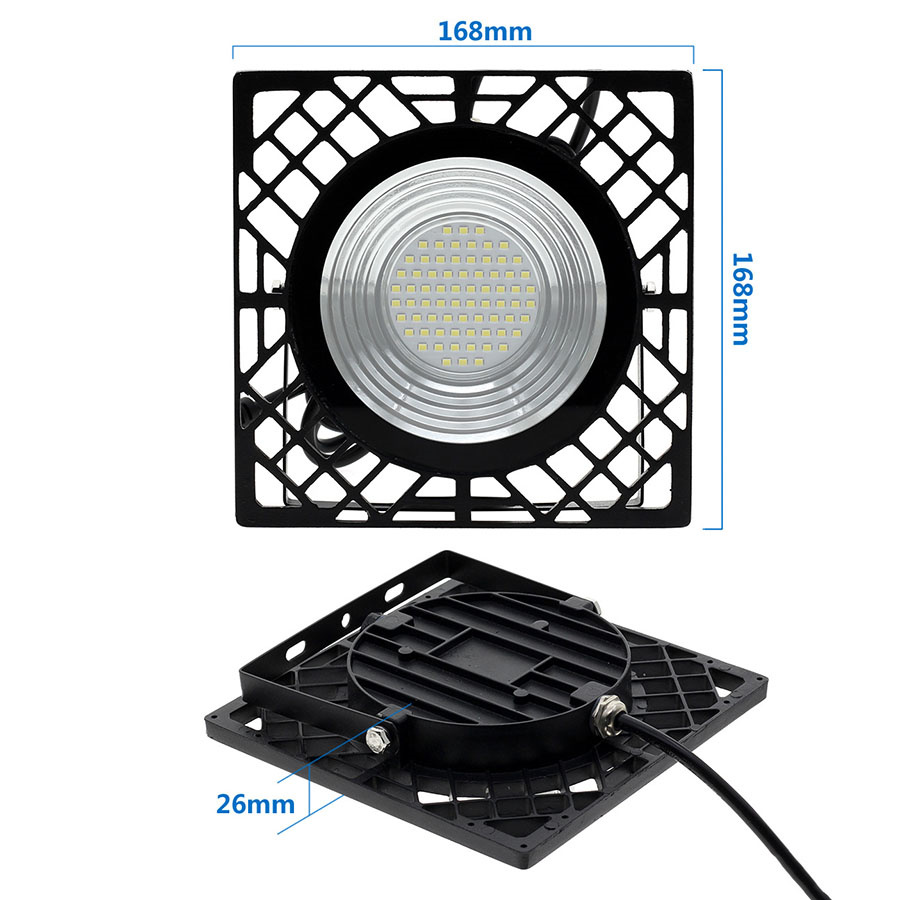 50W Led Flood Lights Outdoor Bright Security Lights IP66 Waterproof LED Spotlight Exterior Floodlight for Yard Backyard