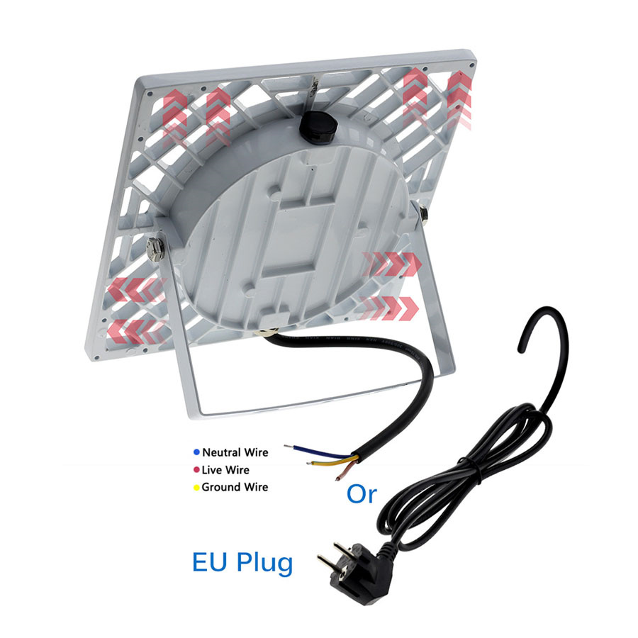 50W Led Flood Lights Outdoor Bright Security Lights IP66 Waterproof LED Spotlight Exterior Floodlight for Yard Backyard