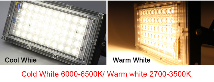 Led FloodLight 50W AC 220V-240V Waterproof IP65 Flood light Outdoor Spotlight Led Projector exterieur Spotlight