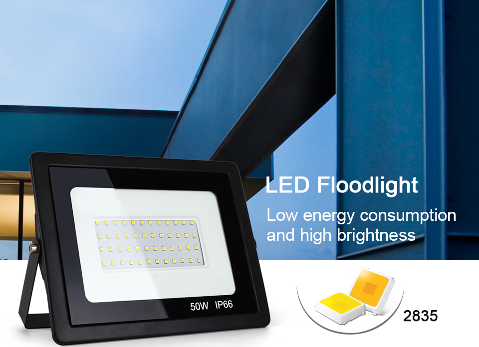 Flood light led AC 220V 240V Waterproof IP66 Outdoor led light 30W 50W 100W 150W 200W LED Spotlight Street Lamp Projector