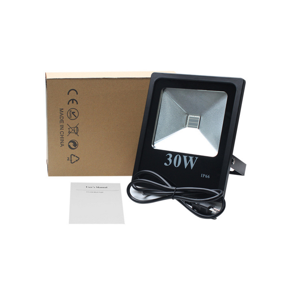 10W 20W 30W 50W 100W Induction LED UV Flood Light AC85-265V IP66 Waterproof COB Stage Spotlight UV Black Light Party Lighting