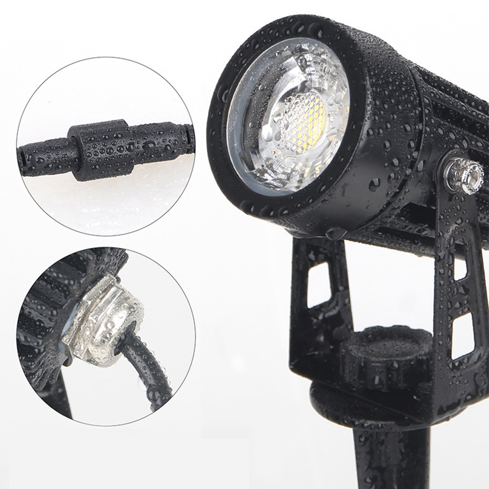 4pcs Set Outdoor Garden Landscape Light 220V 240V Super bright LED Lawn Lamp COB Waterproof Spike Lights Path Yard Spotlight