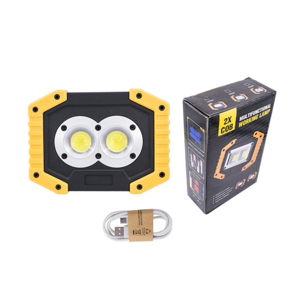 30W LED Spotlight floodlight COB Portable USB Rechargeable Outdoor Led Focus Waterproof IP65 Spot light 3 Mode LED Work Light