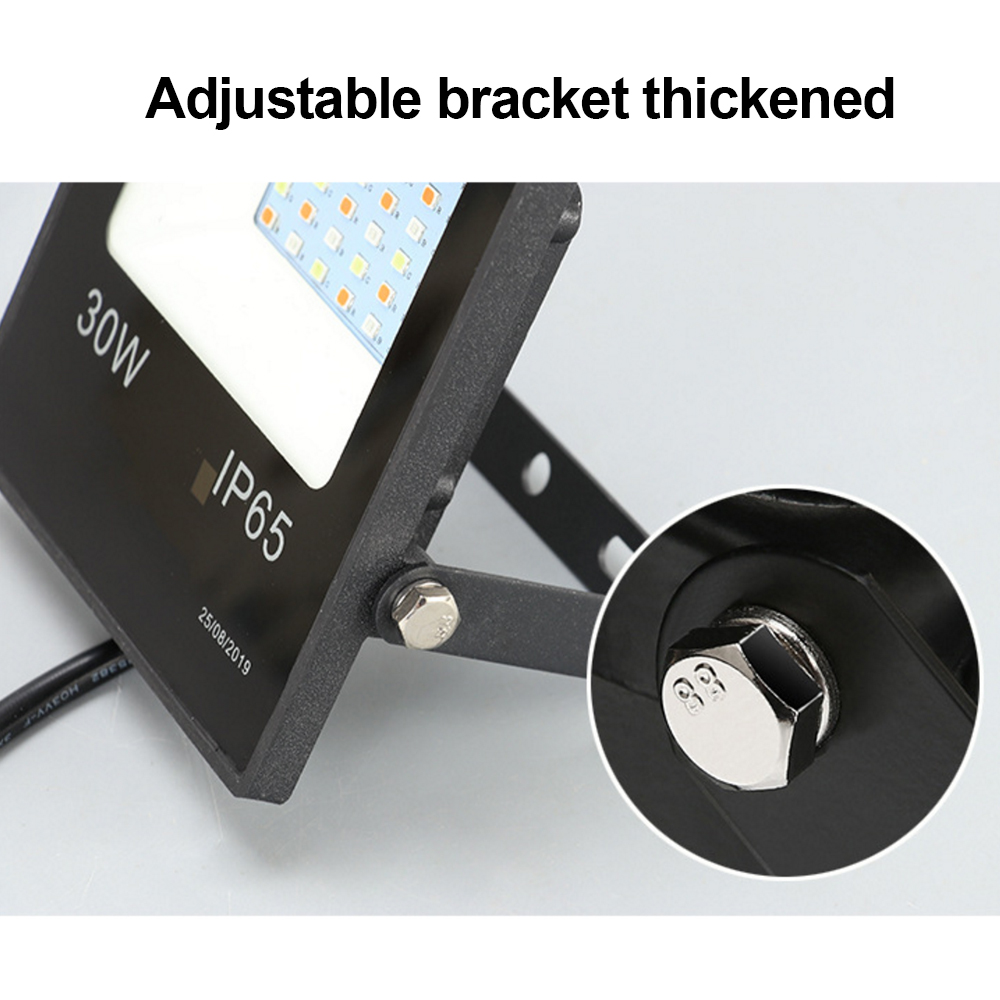 RGB LED Floodlight 10W 30W 50W Foco LED Spotlight IP66 Waterproof Outdoor Refletor Led Flood Light with Remote Controller 220V