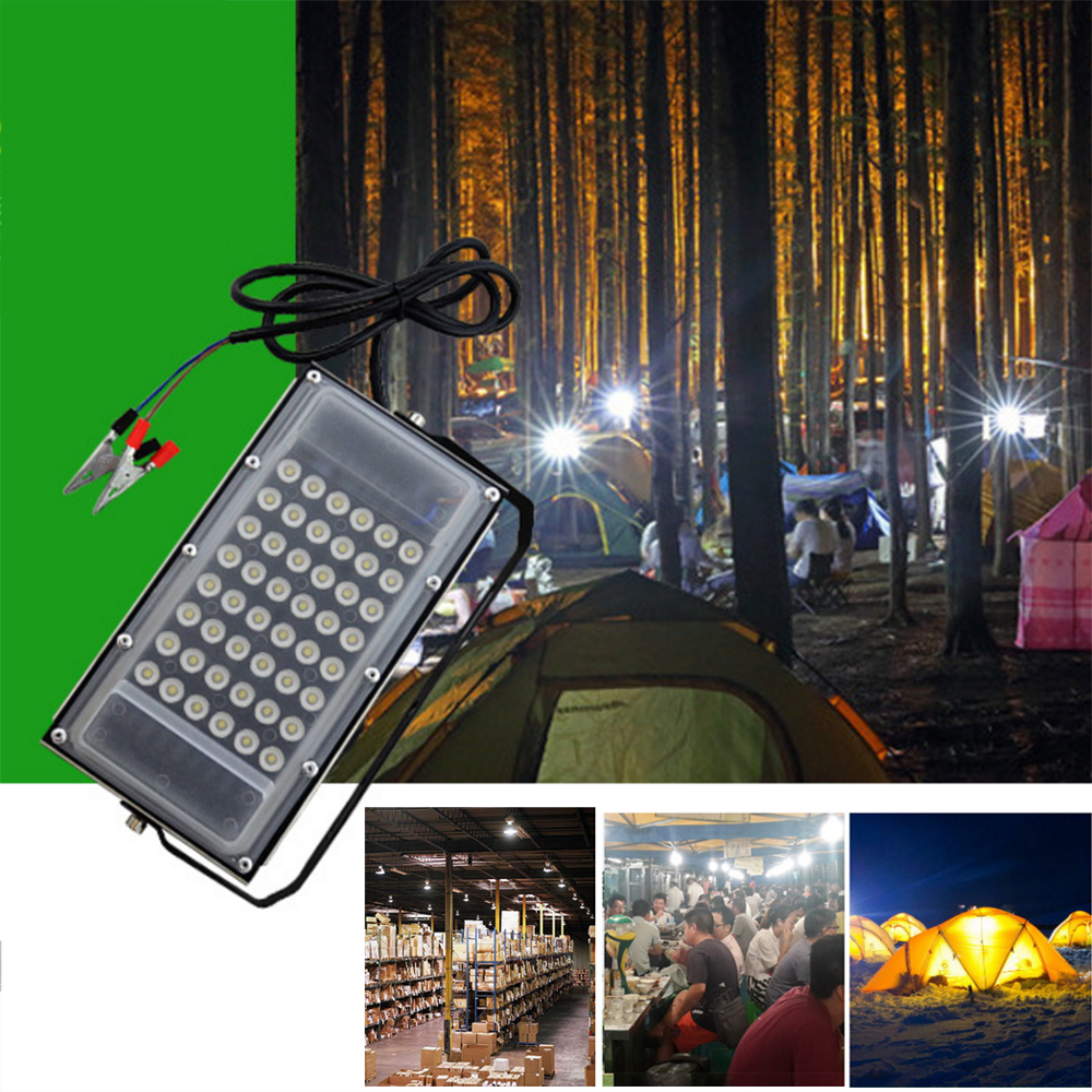 DC 12V LED iodine tungsten lamp 50W outdoor engineering waterproof led projection lamp LED Spotlights Landscape Lighting