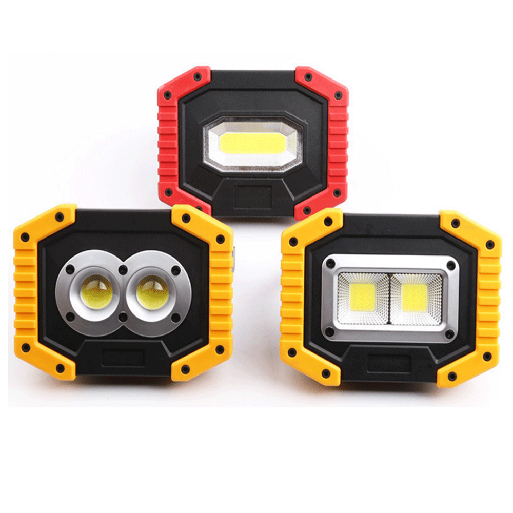 30W COB Led Floodlight Portable Waterproof Work Light 3 Mode USB Rechargeable Led Spotlight for Outdoor Hunting Camping Lighting