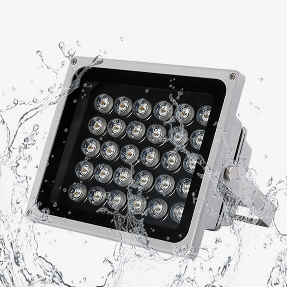 LED RGB Floodlight 20W 30W 50W 100W In Ground Lamp AC 110V 220V IP65 Waterproof Reflector Led Spotlight Outdoor RGB Flood Light