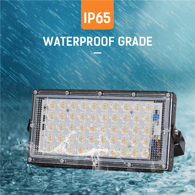 50W LED flood light DC 12V-85V outdoor travel searchlight spotlight IP65 waterproof projector street light landscape lighting