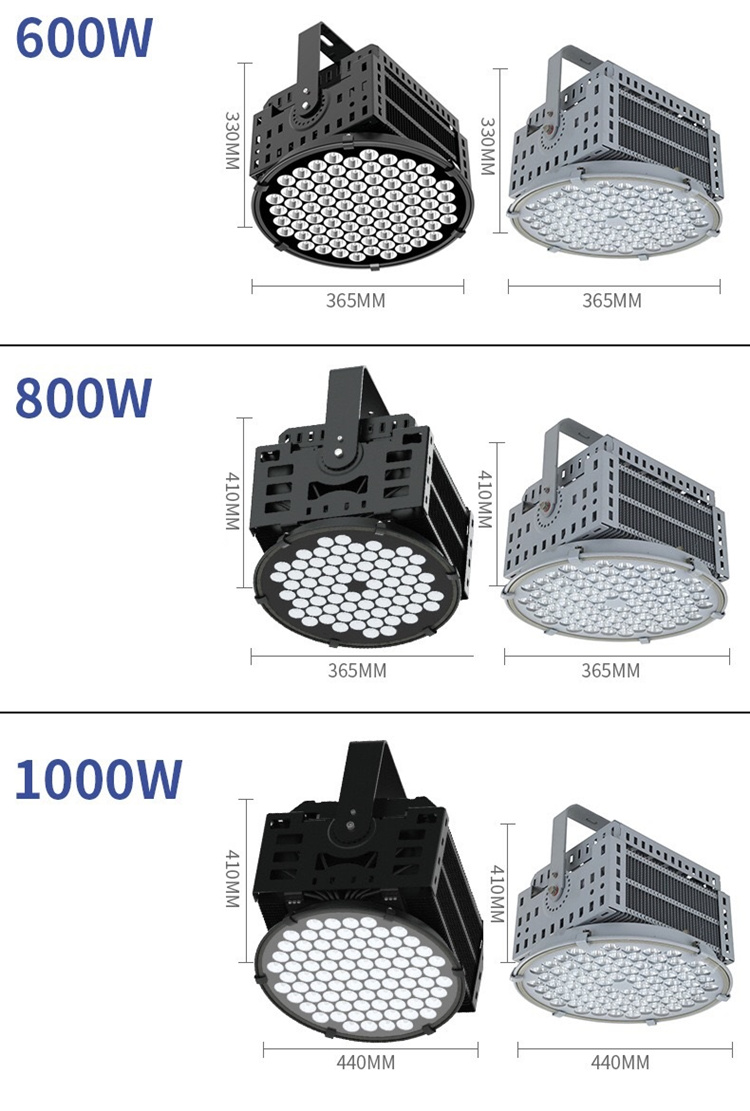 High power Floodlight 200W/300W/400W/500W/1000W AC 220V waterproof LED spotlight outdoor construction engineering lighthouse
