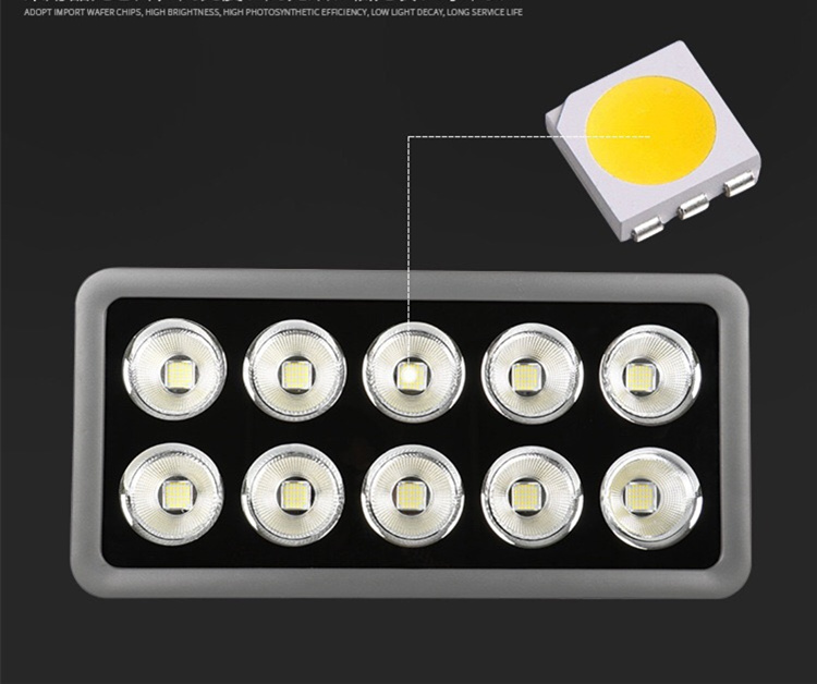 High power 200W / 500W/400W/600W outdoor IP66 waterproof LED flood light AC 110/220V spotlight outdoor bridge villa tunnel light