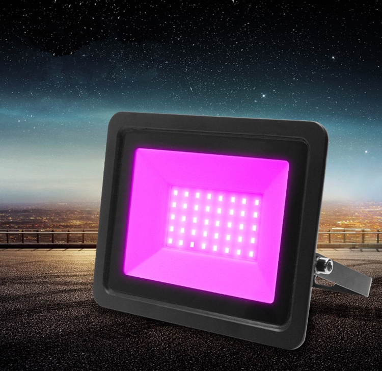 50W US EU plug purple LED flood light waterproof projection lamp AC110V/220VDJ disco night club KTV holiday party stage lighting