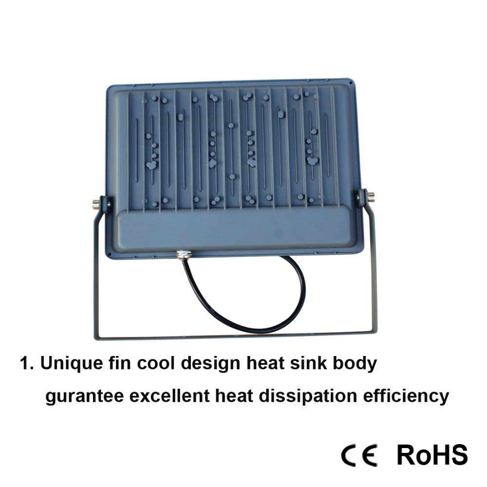 2 PCS /Lot LED Flood light 100W 200W 300W 400W 500W 600W Led high-power projection lamp outdoor lighting advertising light