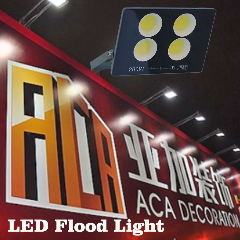 2 PCS /Lot LED Flood light 100W 200W 300W 400W 500W 600W Led high-power projection lamp outdoor lighting advertising light
