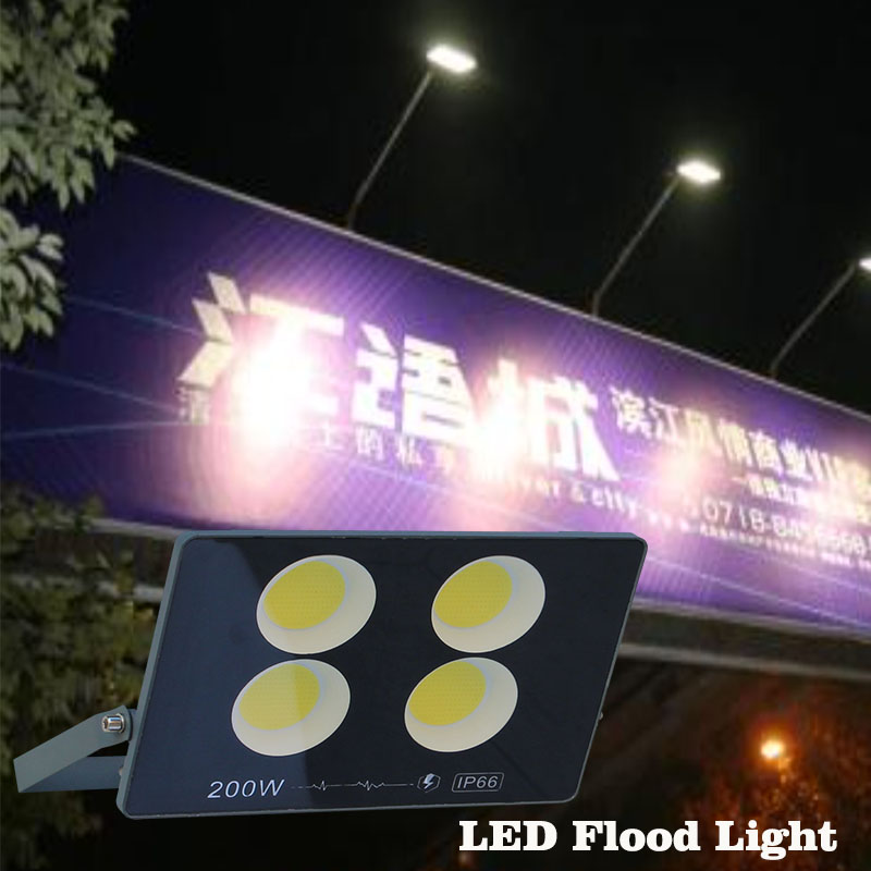 2 PCS /Lot LED Flood light 100W 200W 300W 400W 500W 600W Led high-power projection lamp outdoor lighting advertising light