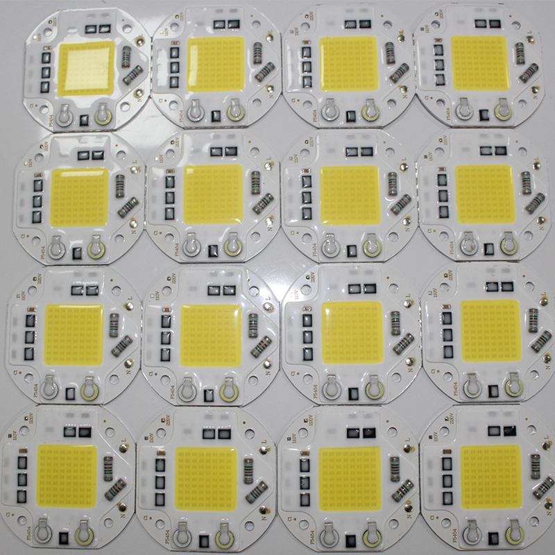 30W 50W LED COB Chip LED High Power Projection Lamp Outdoor Lighting Advertising lamp Inductive Floodlight