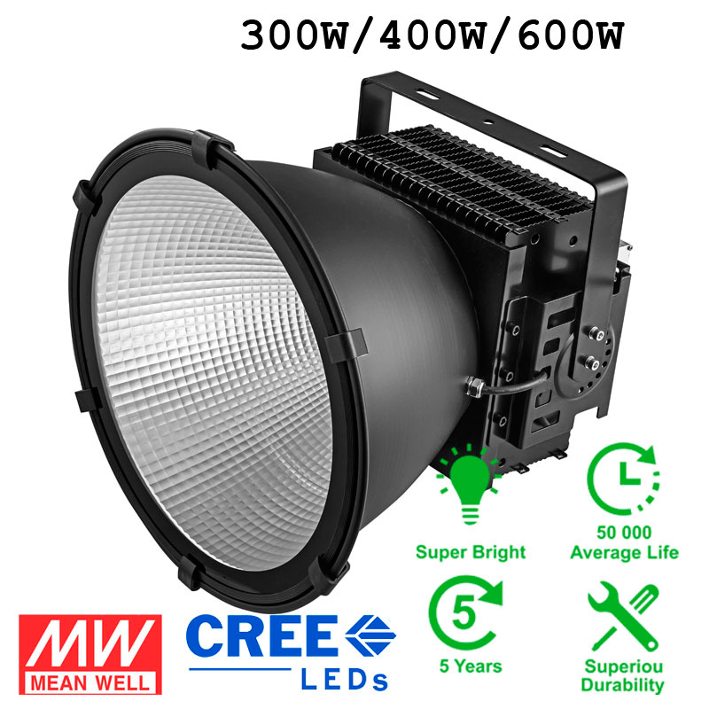 floodlight adjustable wattage led flood light 200W 300W 400W