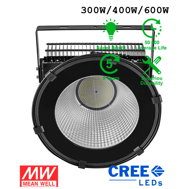 floodlight adjustable wattage led flood light 200W 300W 400W