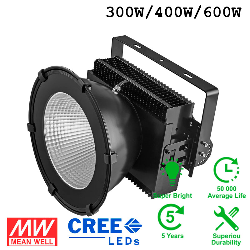 floodlight adjustable wattage led flood light 200W 300W 400W