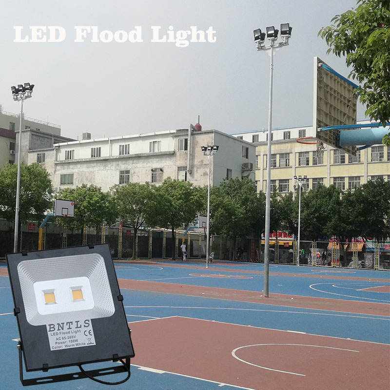 30W 50W 100W 1PCS Ultrathin LED Flood Light IP65 110V 220V LED Spotlight Refletor Outdoor Lighting Wall Lamp Floodlight