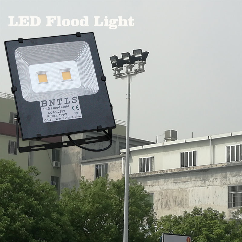 30W 50W 100W 1PCS Ultrathin LED Flood Light IP65 110V 220V LED Spotlight Refletor Outdoor Lighting Wall Lamp Floodlight