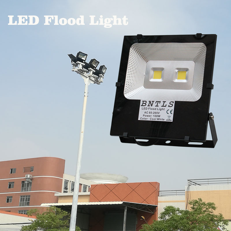 30W 50W 100W 1PCS Ultrathin LED Flood Light IP65 110V 220V LED Spotlight Refletor Outdoor Lighting Wall Lamp Floodlight