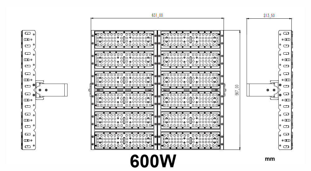 100W 150W 200W 300W 500W Flood light Lighting LED Flood Light outdoor IP65 AC 170-265V Waterproof LED Spotlight Refletor Gargen