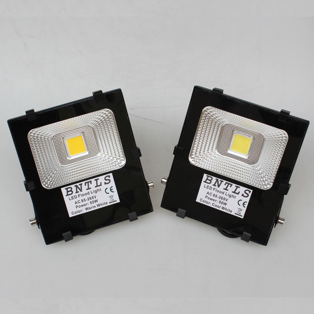 30W 50W 100W 1PCS Ultrathin LED Flood Light IP65 110V 220V LED Spotlight Refletor Outdoor Lighting Wall Lamp Floodlight
