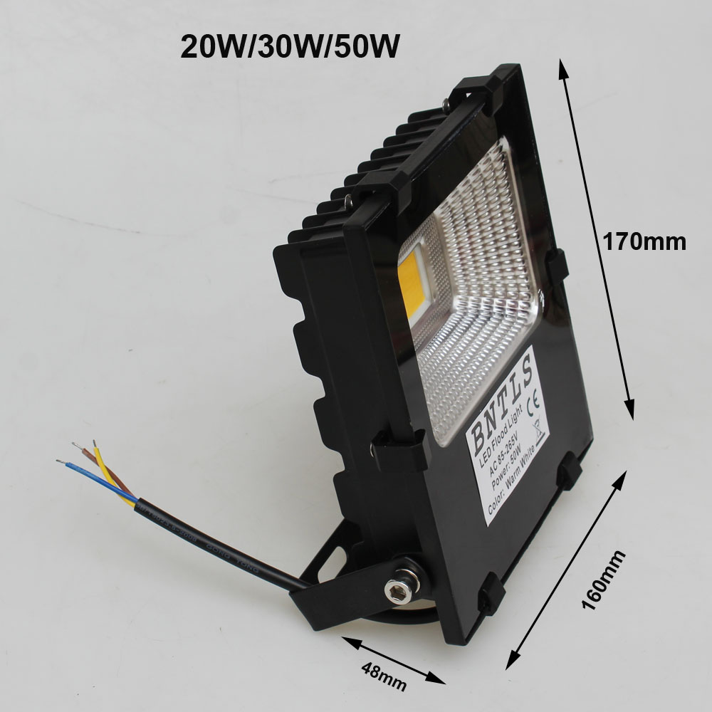 30W 50W 100W 1PCS Ultrathin LED Flood Light IP65 110V 220V LED Spotlight Refletor Outdoor Lighting Wall Lamp Floodlight