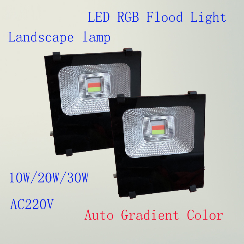 10W 20W 30W Projection lamp landscaping tree lighting RGB Flood light outdoor waterproof spotlight