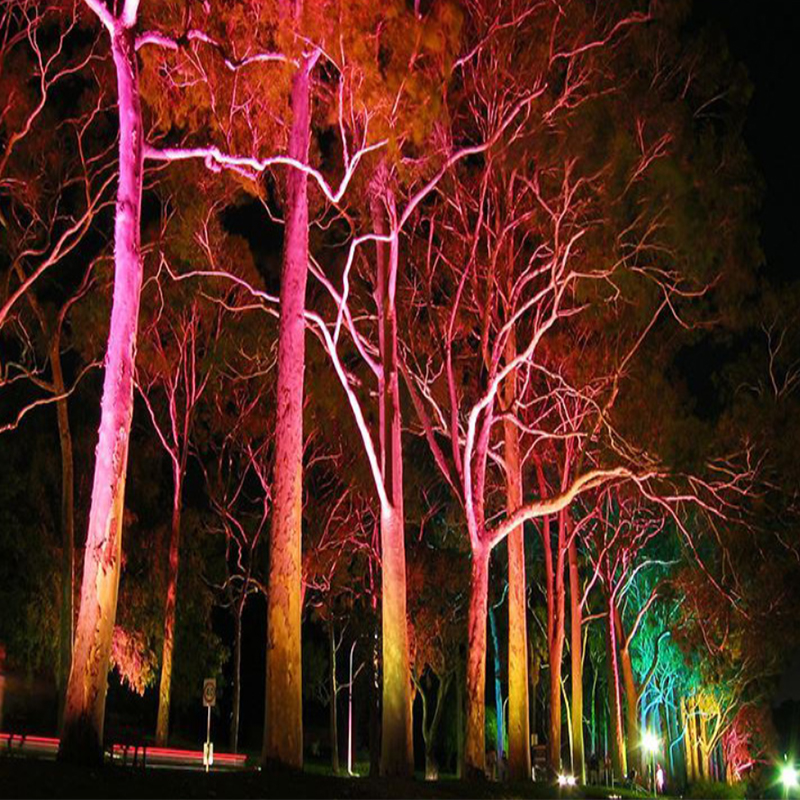 10W 20W 30W Projection lamp landscaping tree lighting RGB Flood light outdoor waterproof spotlight