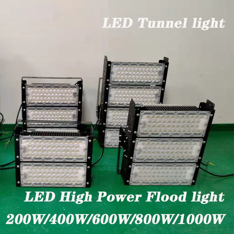 2 PCS/LOT LED Tunnel Light 800W 1000W Flood Light Outdoor Spot Lighting Lamp Waterproof IP65 Stadium light projector light