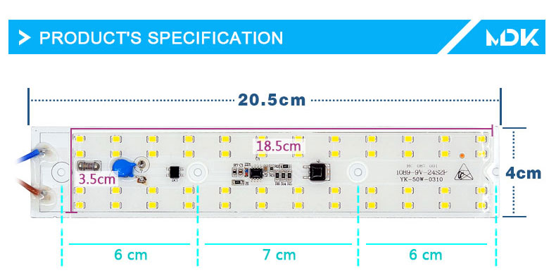 Smart IC SMD LED Chips Lamp 50W AC 220V SMD2835 DIY For Outdoor Floodlight Outdoor Garden Cold White Warm White